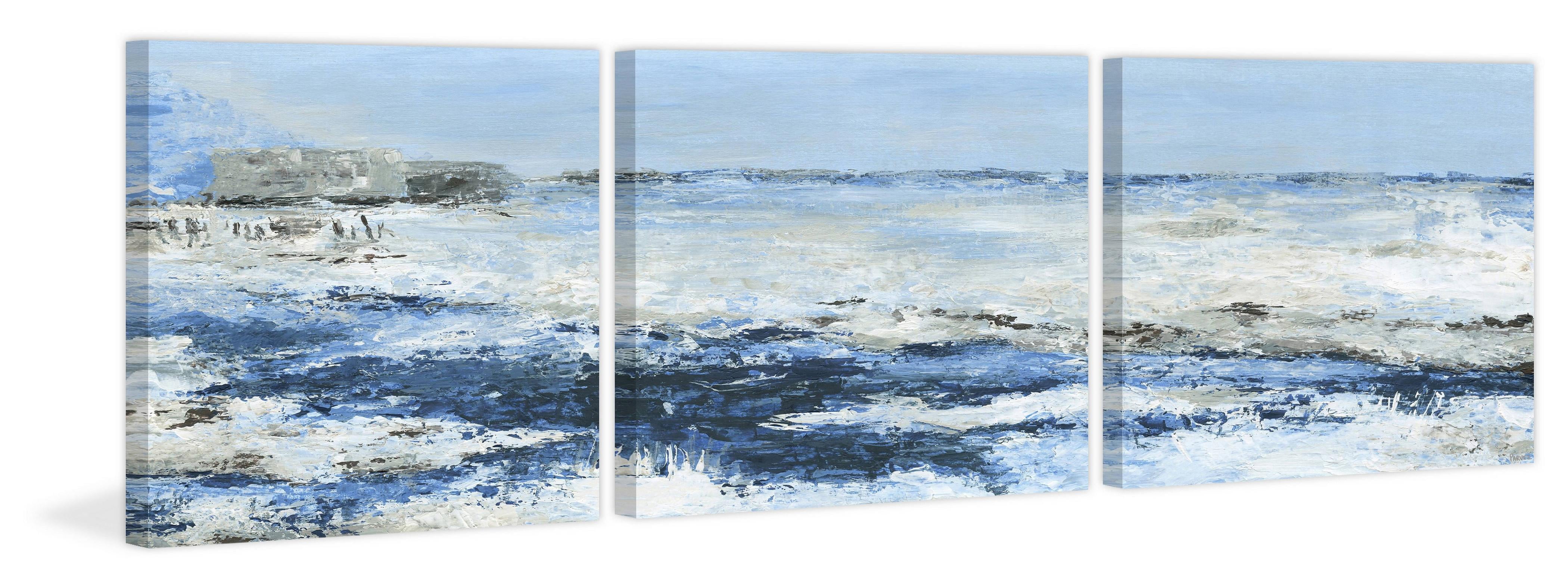 Ultimate Blue Waves II Triptych