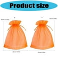 thumbnail image 3 of Multipurpose Halloween Gift Bags Organza Fabric Candy Pouches Sturdy Efficient Candy Pouches For Trick Or Treating, 3 of 9