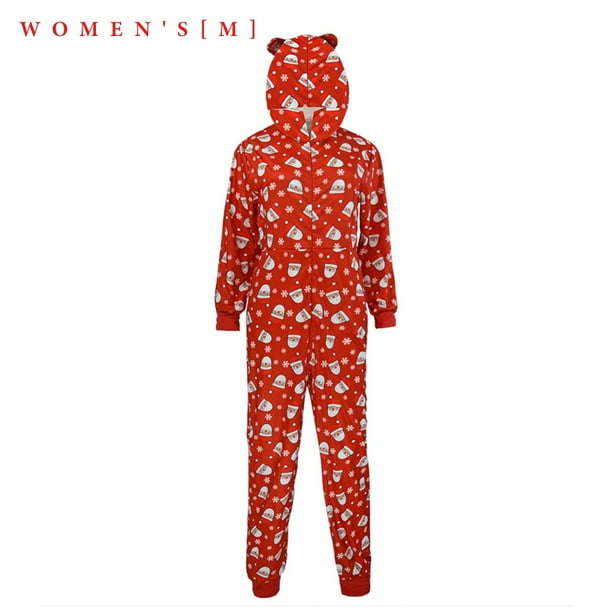 Jumpsuit de la casa de Navidad Pijamas con capucha impresa de - Main Image