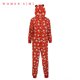 thumbnail image 1 of Jumpsuit de la casa de Navidad Pijamas con capucha impresa de manga larga para mujer kenally  AP000325-07, 1 of 7
