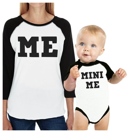 

Mini Me Mom and Baby Matching Baseball Shirts 1st Mothers Day Gift