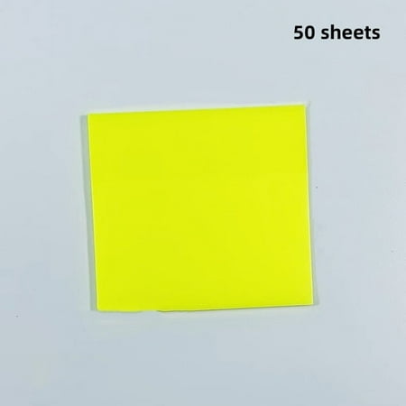Notes autocollantes transparentes - Post It Transparent - Autocollant - 50  feuilles 