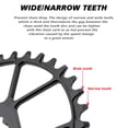 thumbnail image 6 of Chainring 3mm Offset Direct Mounted Mountain Bike Chainring 32/34/36/38T Narrow Wide Chainring for Bicycles Crankset, 6 of 9