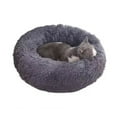 thumbnail image 5 of tasrioml Calming Dog Bed Anti-Anxiety Donut Round Pet Bed Fluffy Faux Fur Cozy Cuddler Plush Puppy Cushion Bed for Small Medium Dogs Cats, 5 of 8