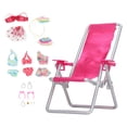 thumbnail image 1 of Accesorios de tela de playa en miniatura paquete de ropa de muñeca de playa traje de Bikini 1/12 para decoración para niños ANGGREK Otros, 1 of 8