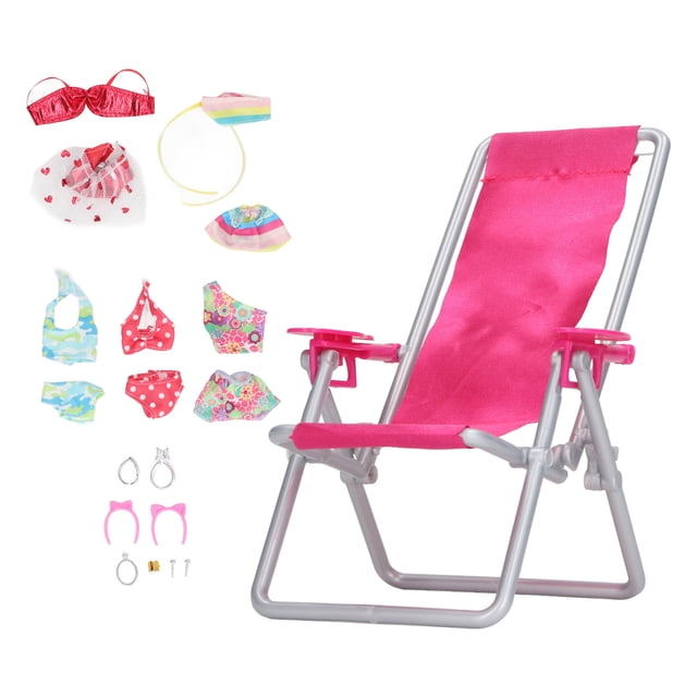 Accesorios de tela de playa en miniatura paquete de ropa de muñeca de playa traje de Bikini 1/12 para decoración para niños ANGGREK Otros