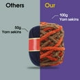 thumbnail image 4 of Billuyoard Hilo de tejer de 100g, bufandas de hilo para tejer a mano, gorro, gorro, hilos de ganchillo tejidos a mano, accesorio de costura para Artesanía No.24 Billuyoard HA009091-24, 4 of 5