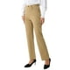 thumbnail image 4 of Pantalones de trabajo rectos para mujer INSPIRE CHIC, pantalones casuales de alta elasticidad, pantalones de oficina, talla XS, color caqui, 4 of 5
