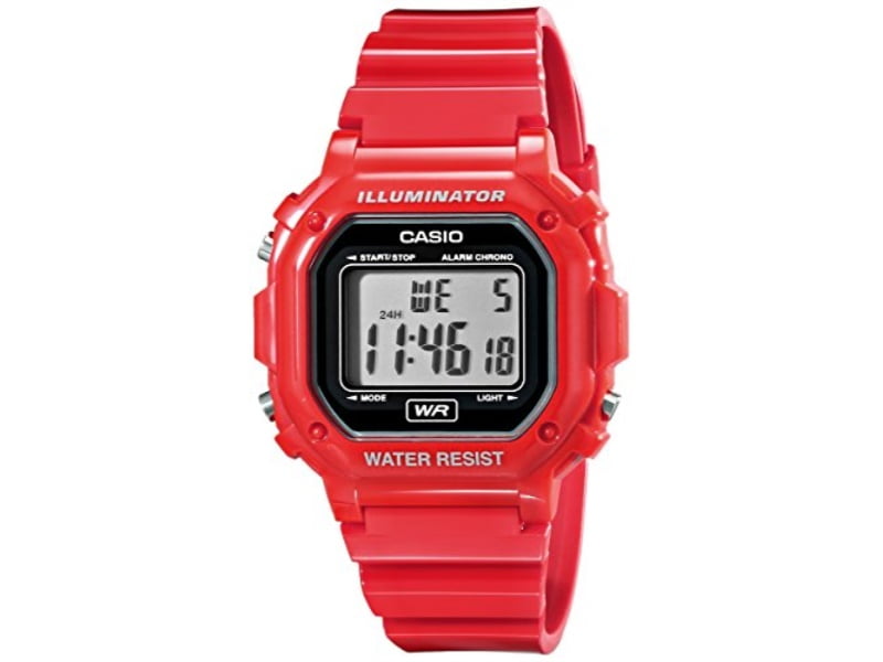 casio vintage red