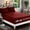 Burgundy, variant on Extra Deep Pocket Fitted Sheet, Fits 18 In to 24 In Mattress, Single Fitted Sheet Only - Full Chocolate Brown