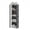 Black - 4 Grids, variant on odorsTT Compartments Simple Bathroom Organizer, Space-Saving Bathroom Cabinet with Adjustable Shelves, Easy Assembly Storage Organizer for Bathroom - Black - 4 Grids