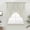 Green, variant on Gray Stripes Swag Valances for Windows, Kitchen Curtains 36 Inch Length 2 Panels Set, Vintage Minimalist Lines Texture Short Curtains for Small Windows Rod Pocket Cafe Curtains Drapes 28"x36"