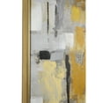 40" x 40" Abstract Framed Wall Art with Gold Frame, by DecMode