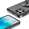 thumbnail image 6 of Designed for T-Mobile Revvl 7 Pro 5G Kickstand Hybrid with 360° Rotate Ring Stand Magnetic Hard PC TPU Shockproof + Screen Protectror Phone Case Cover [Gray], 6 of 12
