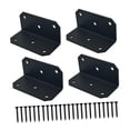 thumbnail image 4 of GROWTH TANK 90 Degree Corner Brace Metal Joint Fastener L Bracket for Shelf Fence Tables 4 Set, 4 of 9