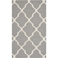 thumbnail image 1 of Safavieh Dhurries Grey Contemporary Rug - 4' x 6', 1 of 2