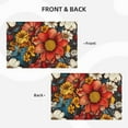 thumbnail image 4 of Placemats Set of 4 / 6, Colorful Vintage Floral Pattern Placemats for Dining Table Indoor/Outdoors Heat Resistant Washable Placemats 18" x 12", 4 of 8
