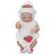 thumbnail image 1 of Newborn Baby Doll 10 Inch Silicone Cute Lifelike Infant Doll with Knitted Clothes Birthday GiftEyes Closed Girl Doll, 1 of 4