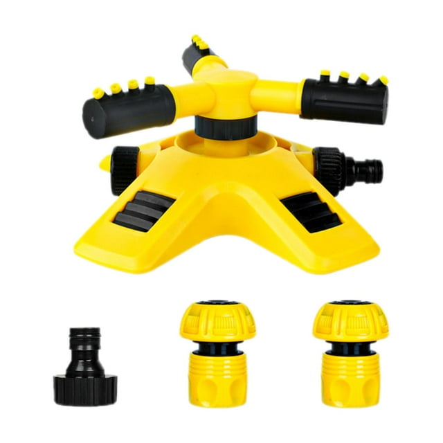 Almencla Automatic Rotating Garden Sprinkler, Adjustable 360 Degree Yard Sprinkler System 20mm C