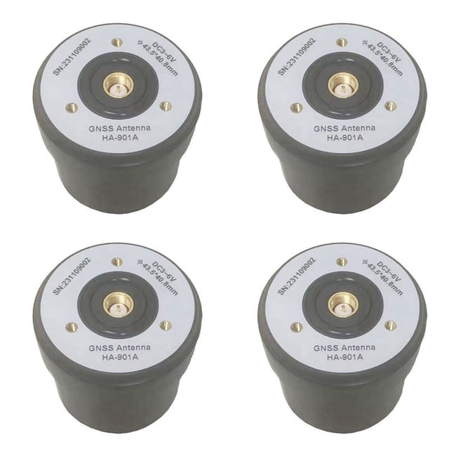 4X Hélice Cuadrifilar Multisatélite Antena Espiral Multifrecuencia GPS BDS GLONASS Banda L UAV Activo RTK