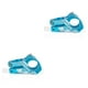 thumbnail image 1 of Soidarity Vástago de manillar de bicicleta de 31,8 mm, vástago de extensión de bicicleta de montaña ajustable de aluminio, adaptador desmontable Azul 2piezas Soidarity CBP208428, 1 of 5