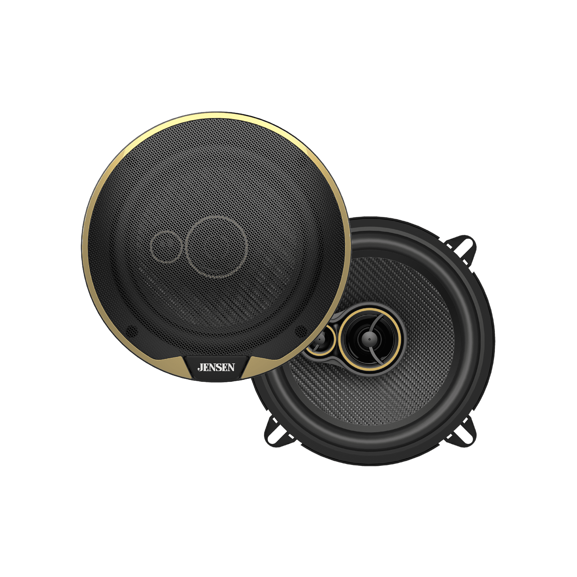 Jensen 5.25" 3-Way Aramid Fiber Coaxial Car Speakers (Pair), 540W Peak Power, 90W RMS - WJS52R