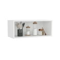 thumbnail image 2 of LiviNest Wall Shelf Kitchen Storage Cabinet - Modern White Floating Shelf with Spacious Storage - Wall Mounted Organizer for Small Apartments & Kitchen Essentials, 2 of 6