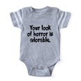 thumbnail image 1 of CafePress - Look Of Horror_Bl - Cute Infant Baby Football Bodysuit, 1 of 1