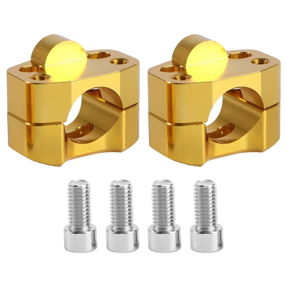 OULII Handlebar Adapter for Dirt Bike Fat Bar Conversion Orange Easy Install