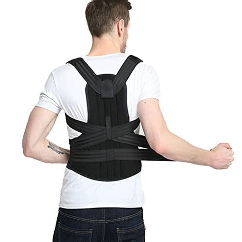 Posture Corrector for Men and Women, X-5XL Back Brace, Provides Pain Relief for Neck, Back, Shoulders, Adjustable Breathable Posture Support Back Support Support (Size : 5X-Large)