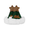 thumbnail image 2 of Christmas Hat Tree Topper, Festive Christmas Tree Decoration, Santa Hat Tree Topper for Holiday Season,Green, 2 of 8