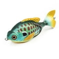 thumbnail image 5 of Lunkerhunt Prop Fish - Topwater Lure - Pumpkin Seed,3.5in,1/2oz,Soft Baits,Fishing Lures, 5 of 7