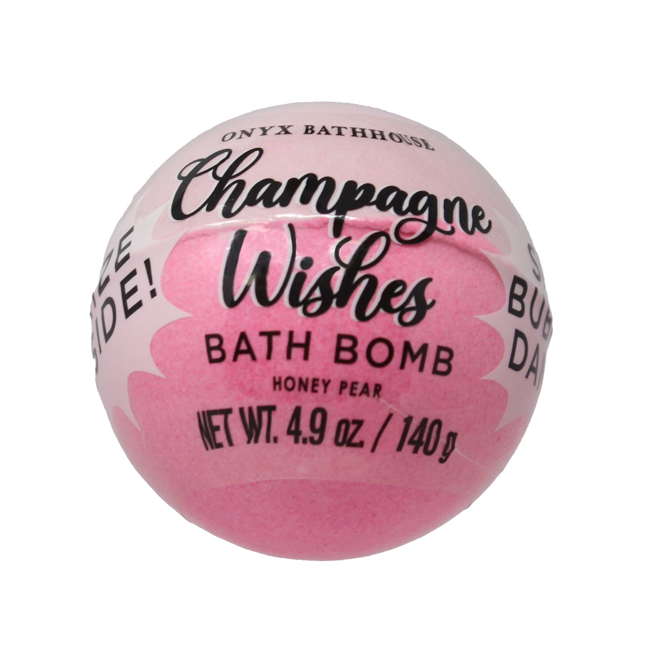 Onyx Brands Onyx Bathhouse Champagne Wishes Bath Bomb With Prize - Honey and Pear Scent