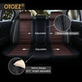 thumbnail image 6 of OTOEZ Leather Car Seat Cover Universal 5 Seats Full Set Front Rear Seat Protector, 6 of 9