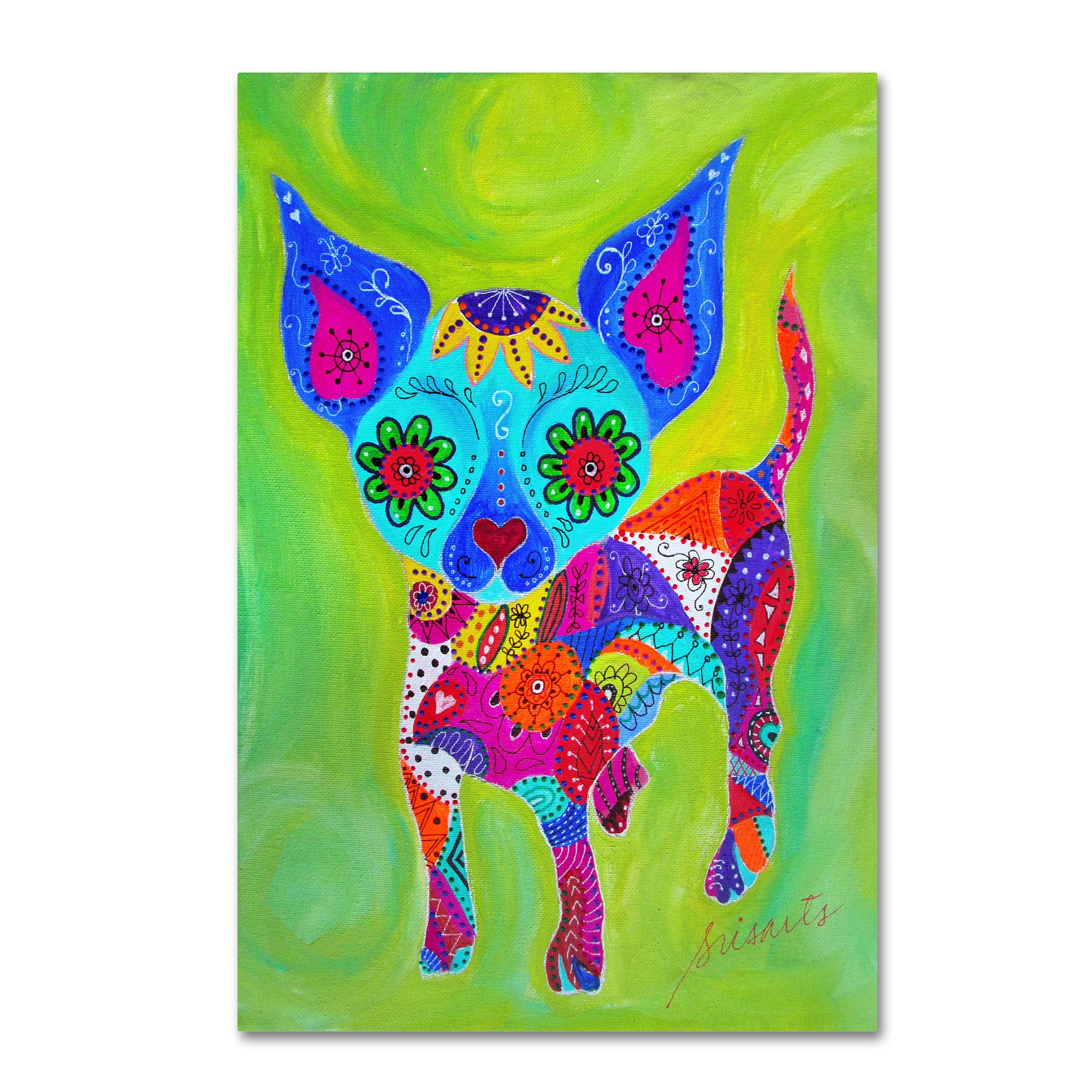 chihuahua canvas art