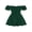Dark Green, variant on Women Puff Sleeve Off Shoulder Ruffle Romper Shorts Sleeve Layered Fairy Pirate Short Jumpsuit