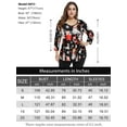 thumbnail image 6 of CRAYNER 3/4 Sleeve T-Shirts for Womens Casual V-Neck Christmas Tunic Tops Loose Fit Basic Tees Blouses Lightweight Pullover with Pocket, 6 of 6