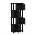 thumbnail image 5 of Furinno Brahms 5-Tier Storage Shelf with 4 Doors, Black Oak/Black, 5 of 7