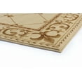 thumbnail image 5 of Sensation Traditional 6.7' x 9.6' Ivory and Beige Polypropylene Indoor Area Rug, 5 of 7