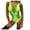 Womens Swimsuits Green, variant on ylioge Womens Tankini Swimsuits One-Piece Hollow Out Deep V Neck Bodysuits Swimwear Ladies Trendy Solid Sleeveless Beach Party Bathing Suits