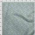 thumbnail image 3 of oneOone Organic Cotton Poplin Twill Fabric Raindrop & Clouds Nature Print Fabric BTY 42 Inch Wide, 3 of 4