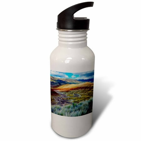 

Oregon. Landscape of the Painted Hills Unit John Day Fossil Beds NM. 21 oz Sports Water Bottle wb-190782-1