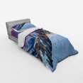thumbnail image 3 of Ambesonne Winter Bedding Set 4 Pcs, Majestic Sunrice Ski, Queen, Multicolor, 3 of 3