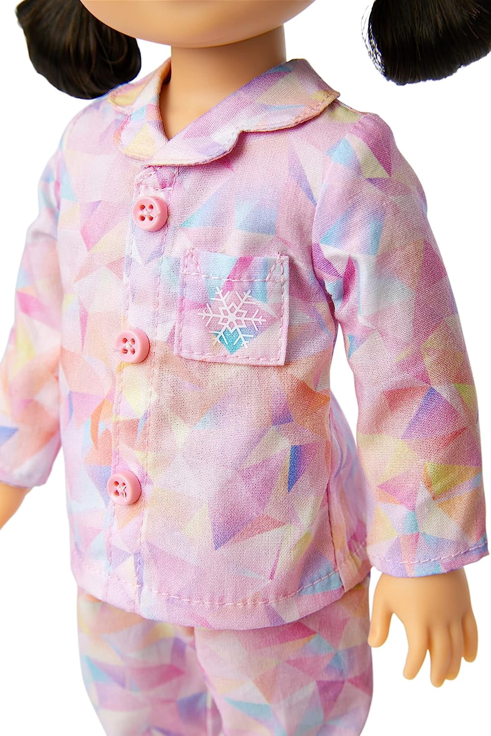 American Girl Doll Outfit Gwynnâs Powder Pink Pajamas Girl of the Year for 14.5" Wellie Wisher Dolls (Doll Not Included)