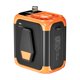 thumbnail image 1 of Ventilador de cinturón portátil para colgar en la cintura, viento fuerte, 150 velocidades, 14500 RPM, para colgar en el cuello naranja, 1 of 9