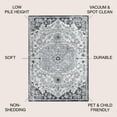thumbnail image 2 of JONATHAN Y BOHEMIAN FLAIR 5 x 8 Area Rug, Anaise Ornate Medallion - Gray/Black/Cream, BMF112A-5, 2 of 2