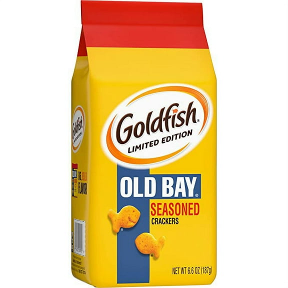 Goldfish Crackers, Limited Edition Old Bay Seasoned Snack Crackers, 6.6 oz. bag