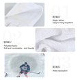 thumbnail image 2 of Yayeee Kitchen Hanging Hand Towels Set of 2 with Loop Bathroom Absorbent Tie Towel, Hockey Action Zone, 2 of 7