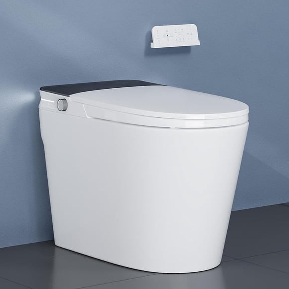 Ourlova Smart Bidet Toilet with Auto Open Close Foot Sensor LED Display