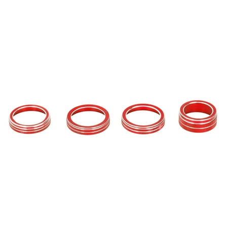 

Conditioner Button Cover Headlight Switch Knob Trim Aluminium Alloy Perfect Fit For Decor Replacement For JL Accessories